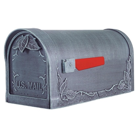 Curbside Mailbox-Swedish Silver
